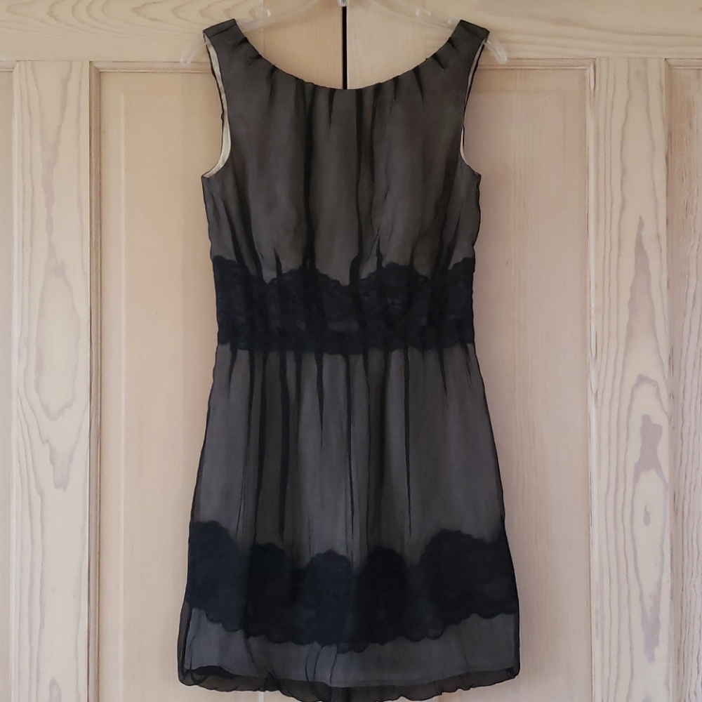 Walter Black Silk Lace Dress